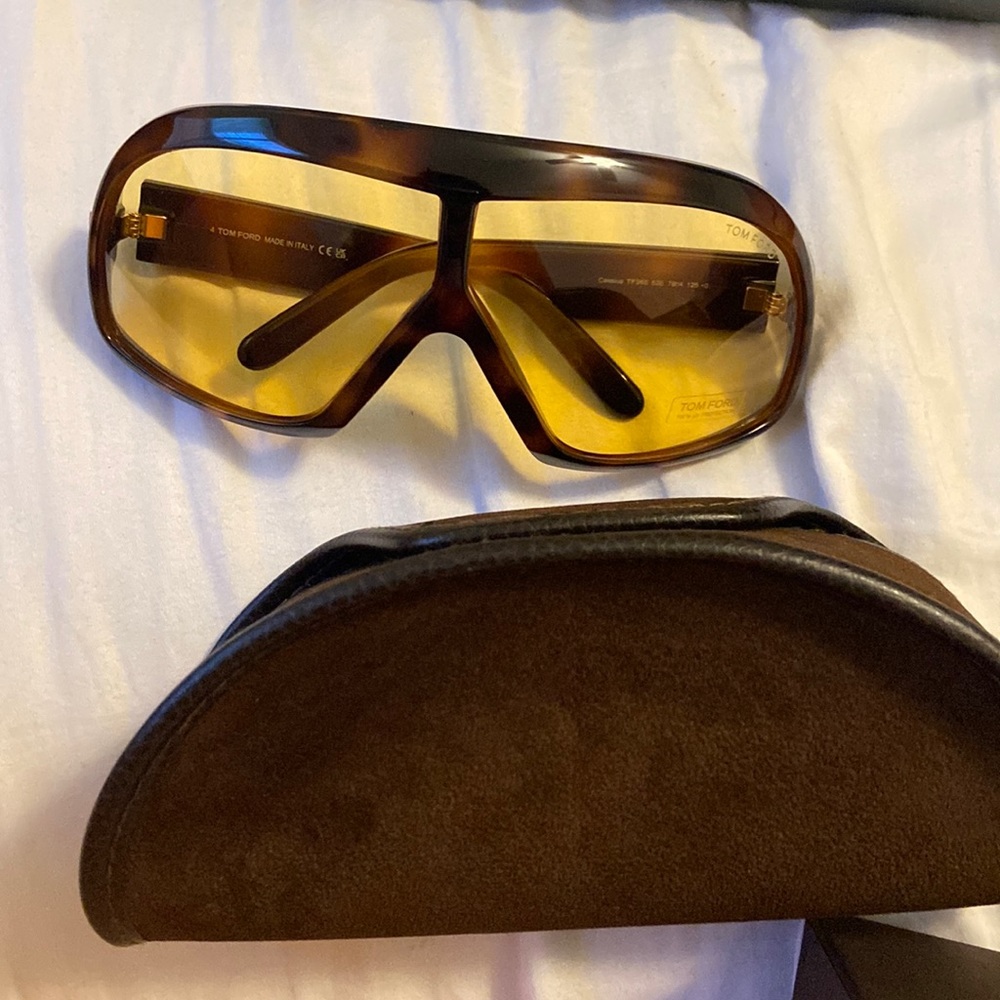Tom ford pilot shield sunglasses